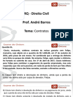 PPTRQ - Direito Civil - Contratos - Prof. Andre Barros