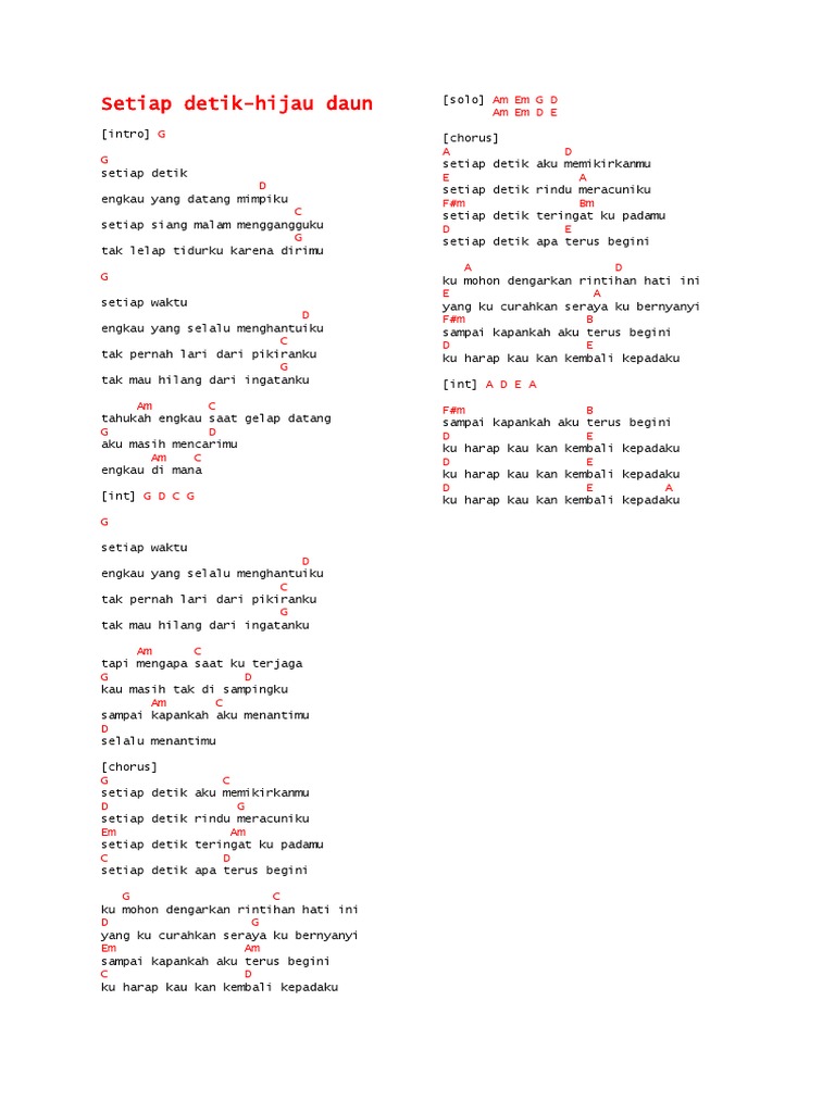Chord Pdf