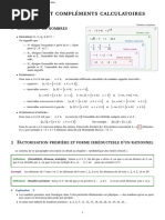 Cours - Rappels Et Complements Calculatoires