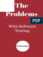 The Problems With Software Testing