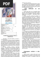 O que é Semiótica - Lucia Santaella