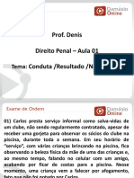 PPTRQ-Direito Penal Aula 01 -Conduta -Resultado -Nexo Causal -Denis