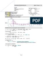 Diseño de Viga Doblemente Reforzada Eje E, Tramo 1-3: Fy Fy C F