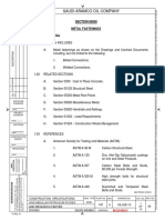 Saudi Aramco Oil Company: SECTION 05050 Metal Fastenings Part 1 General