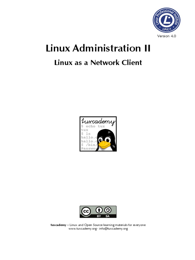 Linux Administration II Training Manual | PDF | Internet Protocols ...
