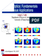 Diffuse Optics: Fundamentals & Tissue Applications