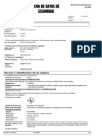 MSDS Volvo Transmisión