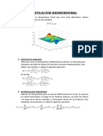 Interpolacion Bidimensional