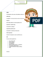 Imperative Worksheet