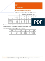 Grade Thresholds - June 2018: Cambridge O Level Mathematics Syllabus D (4024)