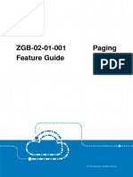 GERAN ZGB-02!01!001 Paging Feature Guide