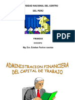DIAPOSITIVAS DE FINANZAS - ADMINISTRACION DEL CAPITAL DE TRABAJO   (P-9).pptx