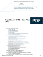 Republic Act 10173 - Data Privacy Act of 2012 National Privacy Commission