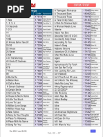 KS-5 Vol 10 Additional List - 6pp