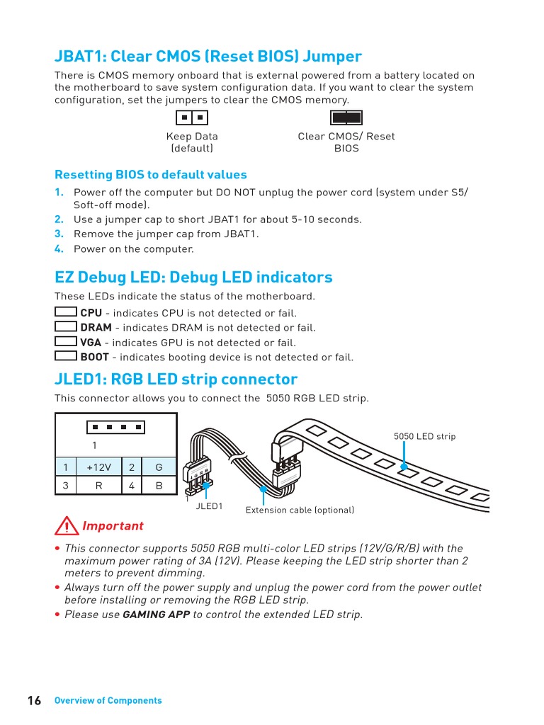 EZ Debug LED Debug LED Indicators PDF