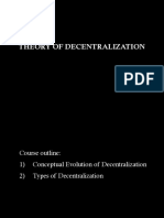 Theory of Decentralization