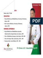 Curriculum Vitae of Dr. Erwin A.D. Nanulaitta