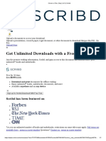 Get Unlimited Downloads With A Free Scribd Trial!: Scribd Has Been Featured On