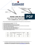 HD22SB, HD26-180 HD28 Heavy Duty Self-Balancing Stays: For Commercial Applications