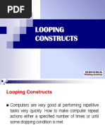Know More About Looping Constructs