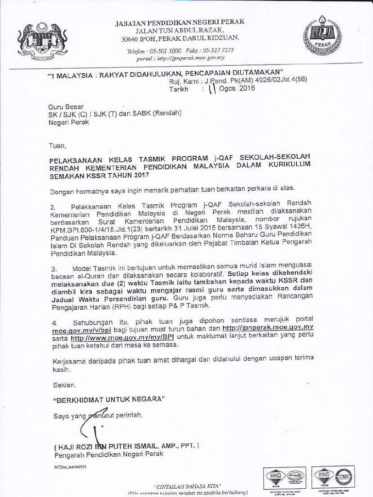 Pelaksanaan Kelas Tasmik Pdf