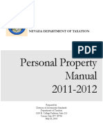 Personal Property Manual 2011-2012: Nevada Department of Taxation