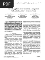 An Iot Application For Inventory Management With A Self-Adaptive Decision Model