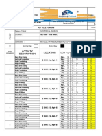 Daily Progress Report: M/s Shapoorji Pallonji Real Estate M/s Shapoorji Pallonji Engineering & Construction