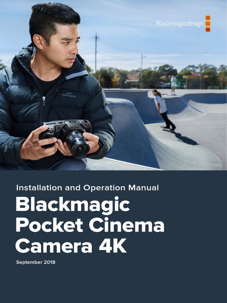 Blackmagic Pocket Cinema Camera User Manual Pdf