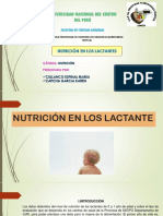 NUTRICIÓN DE LOS LACTANTES