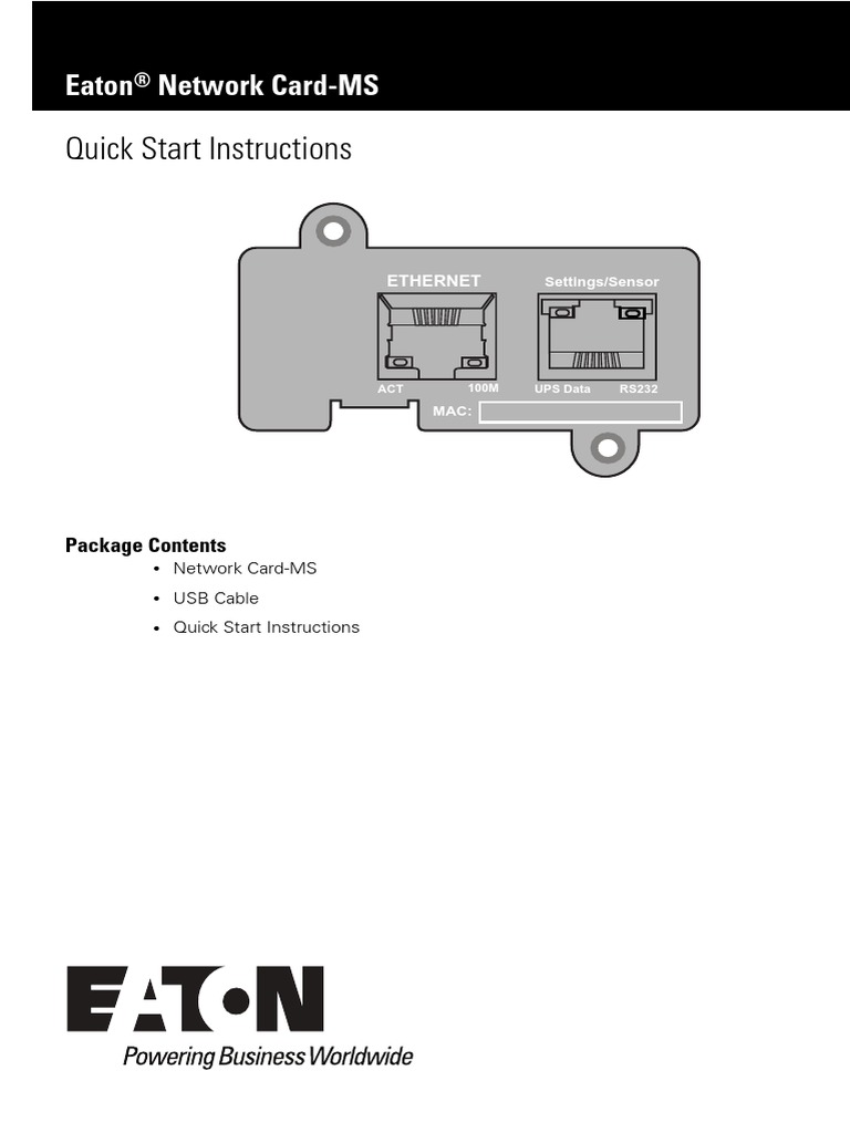 0507 1-Network Card-MS QS | PDF | Ip Address | Domain Name System