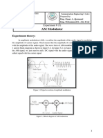 AM Modulator: Experiment Theory