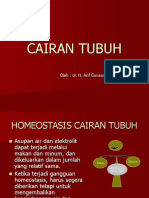 Cairan Tubuh: Oleh: Dr. H. Arif Gunawan, SP - PD, MARS