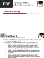 Exercises - Routing: Politecnico Di Milano