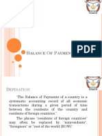 Final Balance of Payments