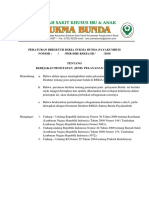 Kebijakan Penetapan Jenis Pelayanan Beadh