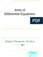 Application of Differential Equation