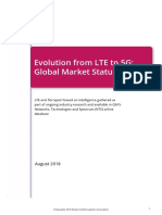 GSA Evolution of LTE To 5G Report August 2018