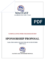Macfast: Sponsorship Proposal