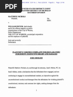 Matthew Nichols v. William Dwyer, city of Warren