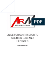 Guide To L&E Application by Contractor in Accordance To PAM 2006