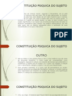 Constituição Psiquica Do Sujeito Ii