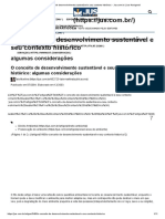 O Conceito de Desenvolvimento Sustentável e Seu Contexto Histórico - Jus - Com.br - Jus Navigandi