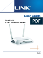 TP LINK MR3420 User Guide