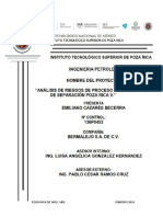Análisis de Riesgo para La Batería de Separación Poza Rica v.1