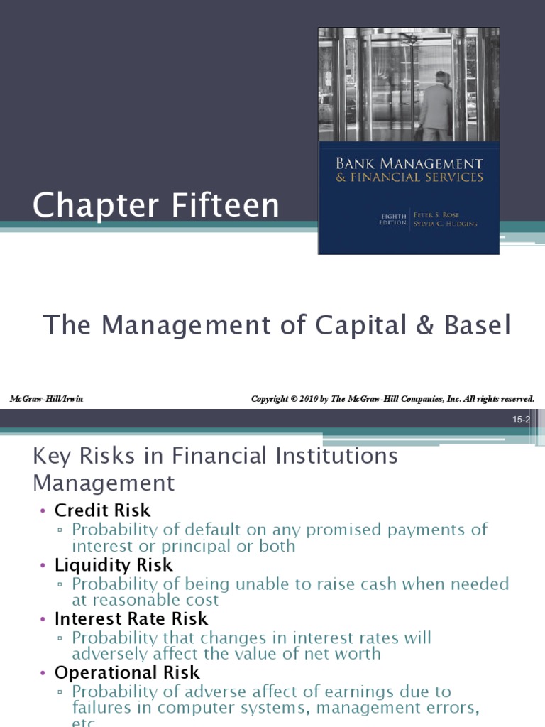 Chapter15 Capital Basel PDF Download Free PDF Basel Ii Capital