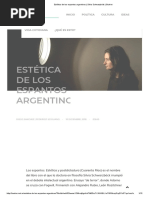 Estética de Los Espantos Argentinos _ Silvia Schwarzböck _ Bunker