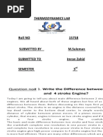 Thermodynamics Lab: Roll No 15758