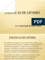 Políticas de Género.