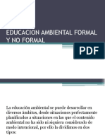 Educacion Ambiental Formal y No Formal